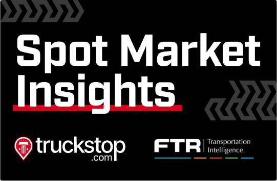 Spot Market Insights is powered by Truckstop and FTR