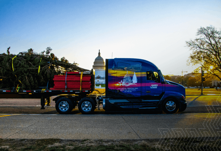 From the Mountains to the Sea: Truckstop Sponsors the Journey of the 2022 U.S. Capitol Christmas Tree