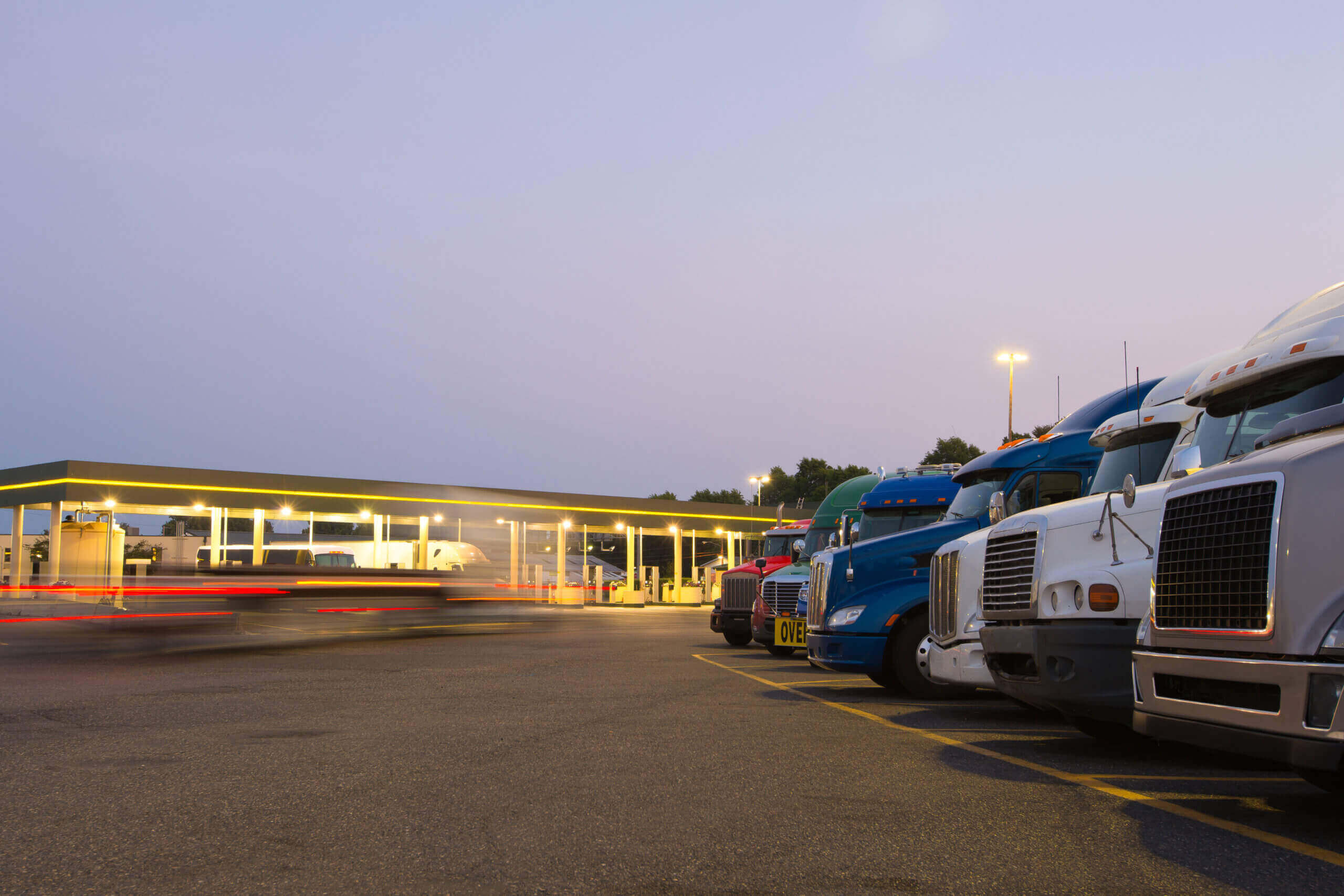 What defines a truck stop? 