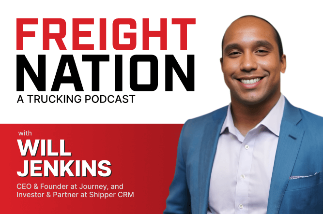 Will Jenkins, CEO of Journey joining the Truckstop Freight Nation podcast