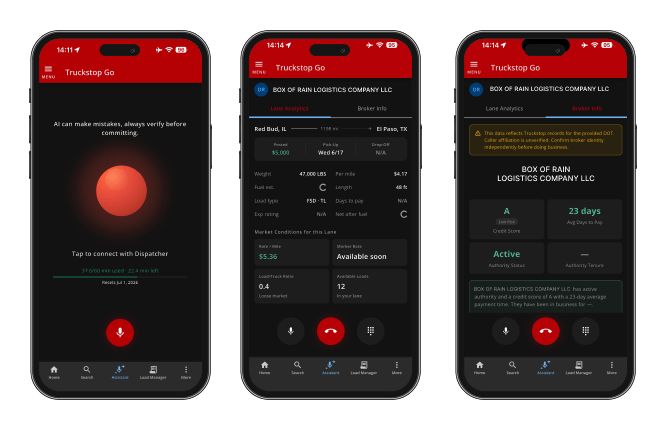 How Truckstop’s AVA helps truck drivers make faster decisions on the road